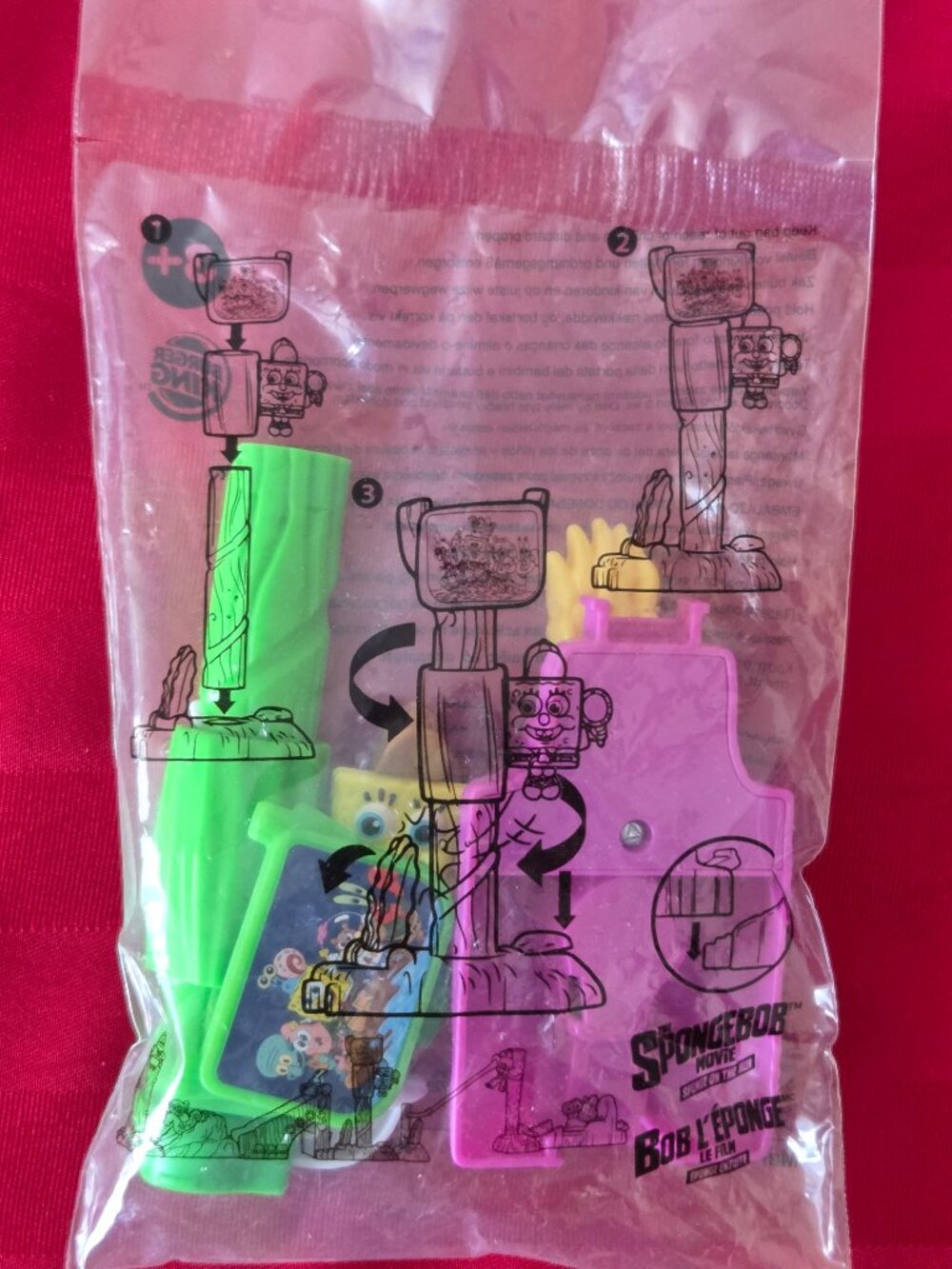 2020 SPONGEBOB SQUAREPANTS, SPONGE ON THE RUN TOY, MINT IN THE PACKAGE!!!